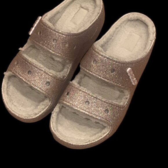 CROCS Men\'s Sandals Classic Cozzzy Glitter Gold main image 7